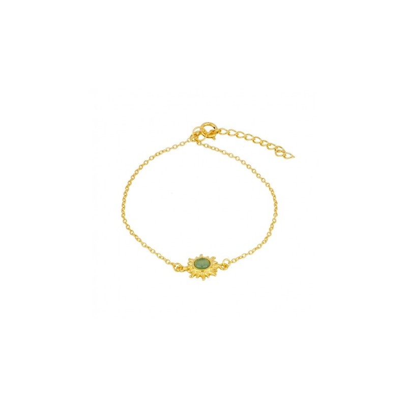 Pulsera de Sol en Plata: Elegancia y Brillo